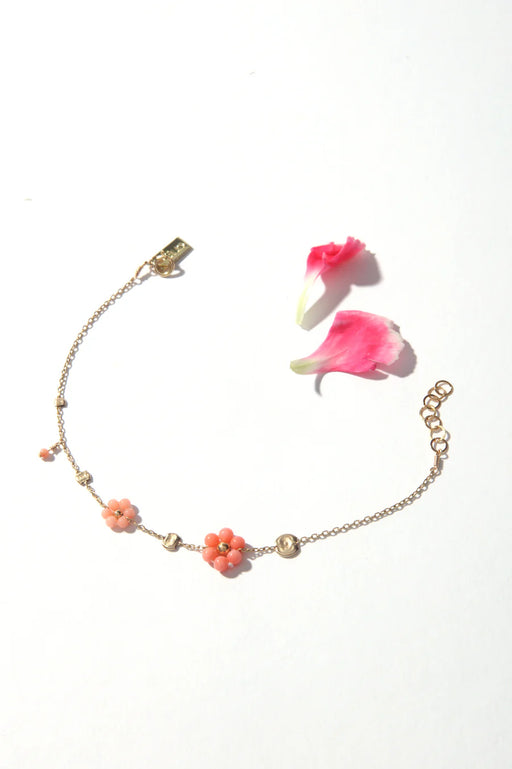 ILD :: Garden Bracelet, Coral Flower
