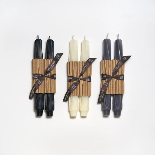 Taper Candles :: 9" Twist Tapers (Pair)