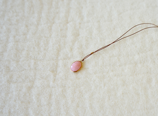 Margaret Solow :: Rhodochrosite (Pink Stone) Necklace