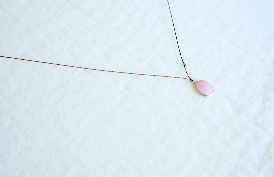 Margaret Solow :: Rhodochrosite (Pink Stone) Necklace