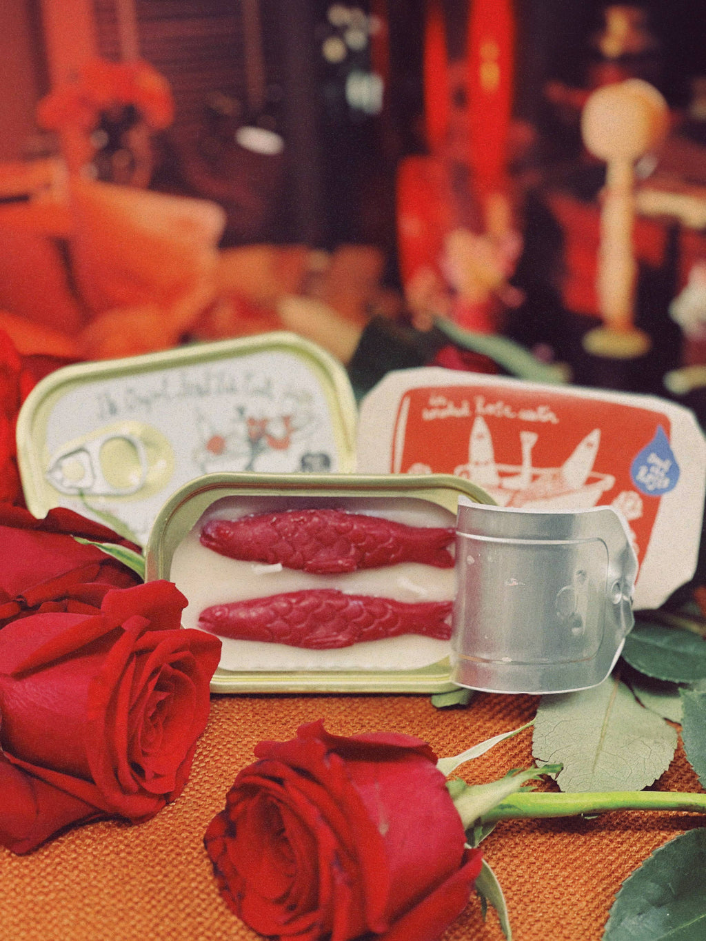 Tinned Candle :: Smoked Rose Water Candle