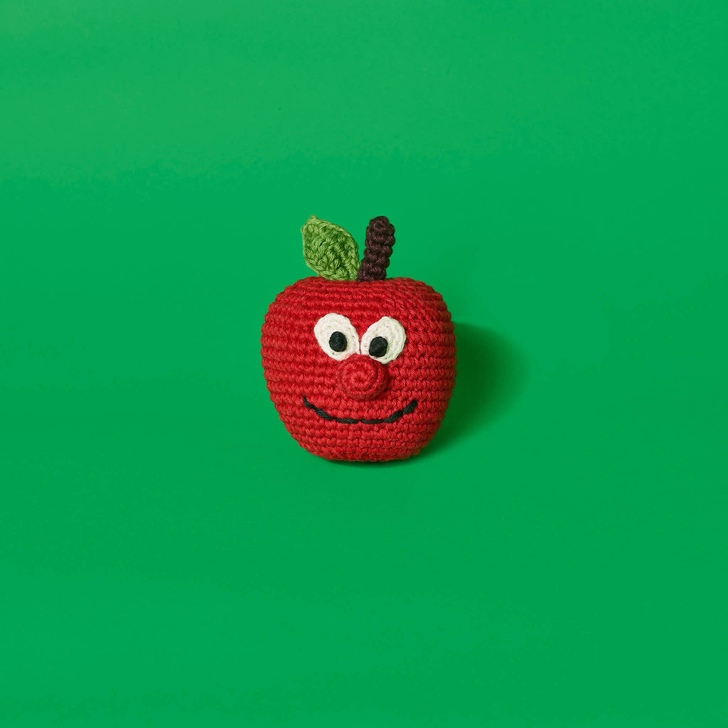 Ware of the Dog :: Cotton Crochet Apple Dog Toy