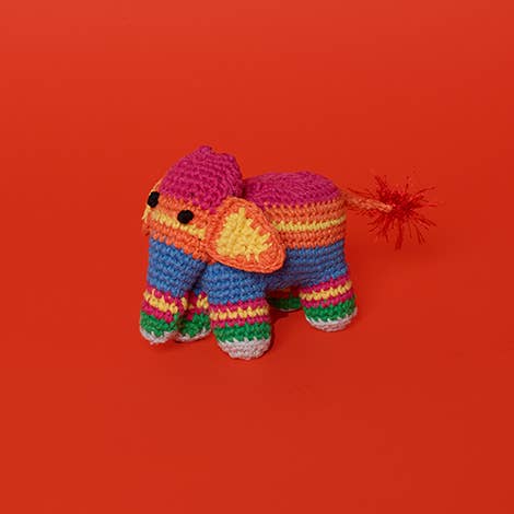 Ware of the Dog ::  Hand Crochet Elephant Dog Toy