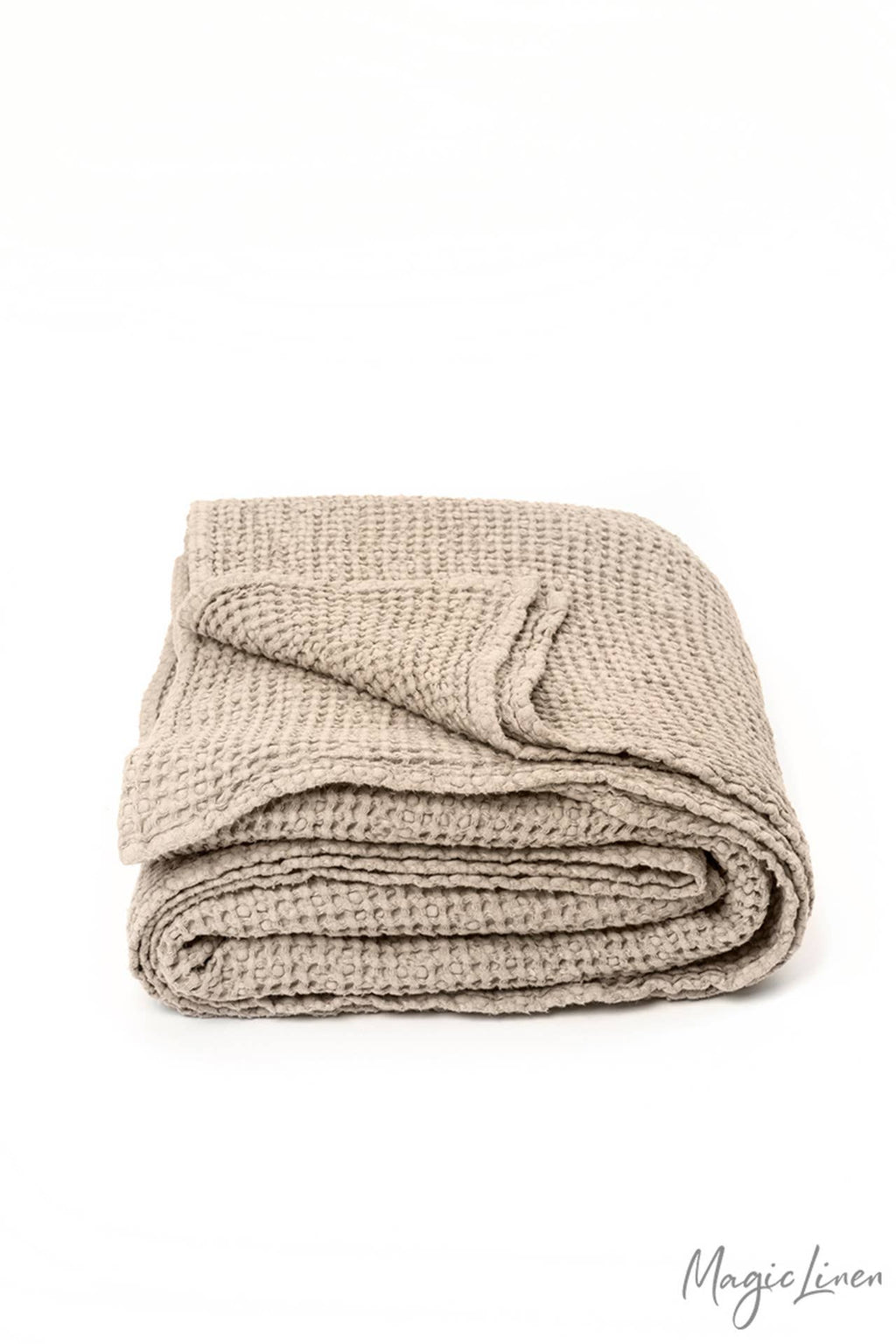 MagicLinen :: Linen waffle blanket in various colors