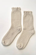 Le Bon Shoppe :: Linen Scallop Socks