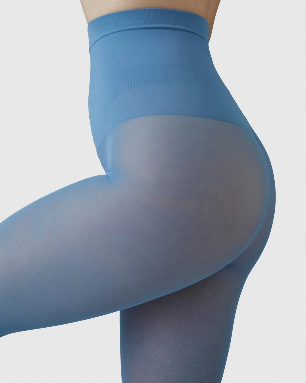 Swedish Stockings :: Svea Premium Tights, Dusty Blue