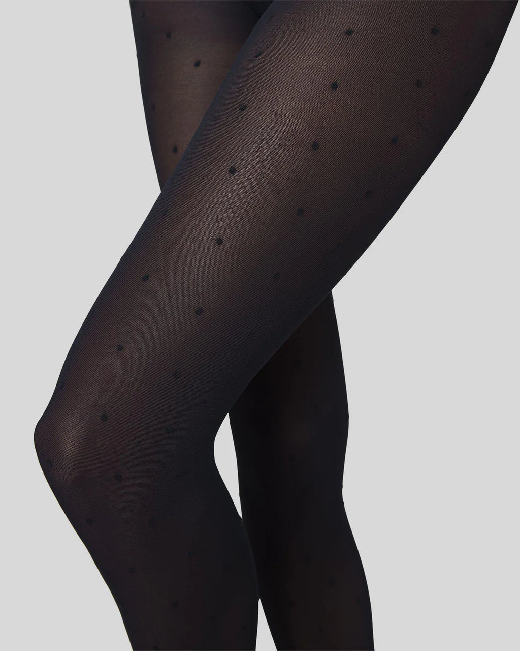 Swedish Stockings :: Doris Dots Tights, Black