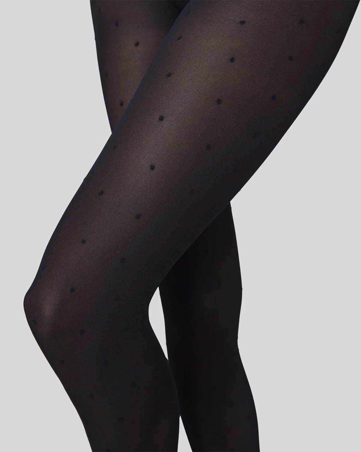 Swedish Stockings :: Doris Dots Tights, Black