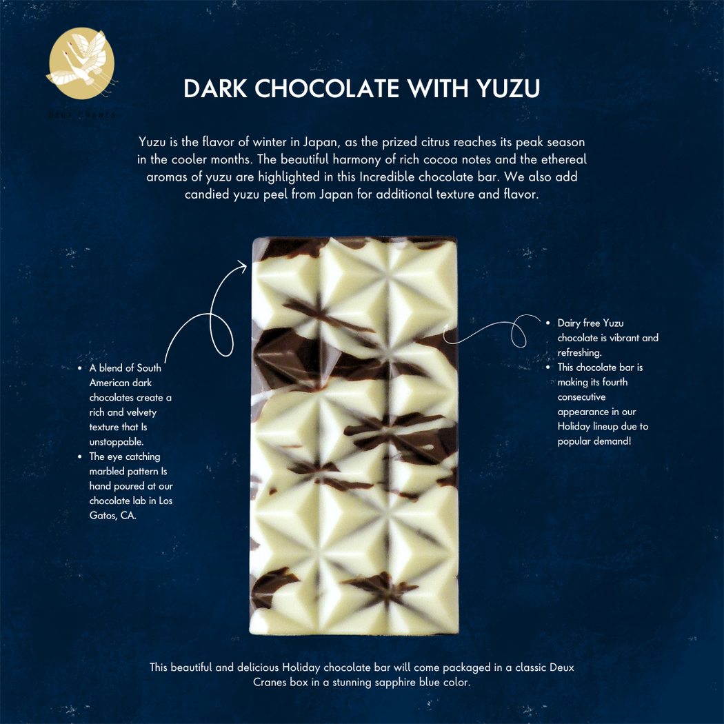 Deux Cranes :: Dark Chocolate with Yuzu