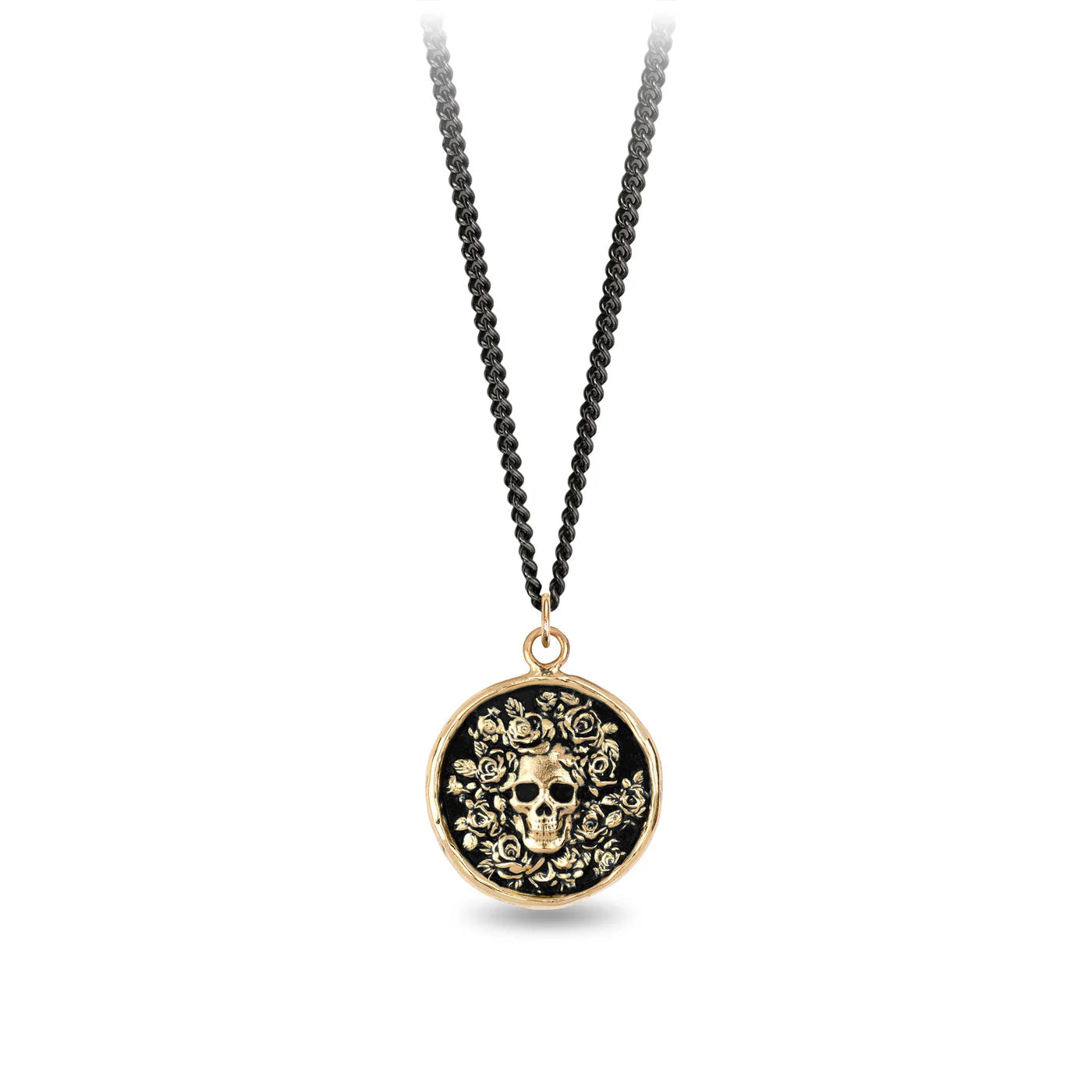 Pyrrha :: Live Every Moment Talisman Necklace, 14K