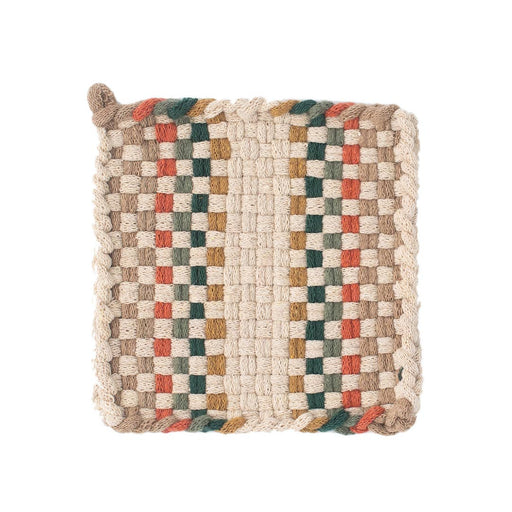 Kate Kilmurray :: Pot Holder, Flax, Willow, Pine, Ochre