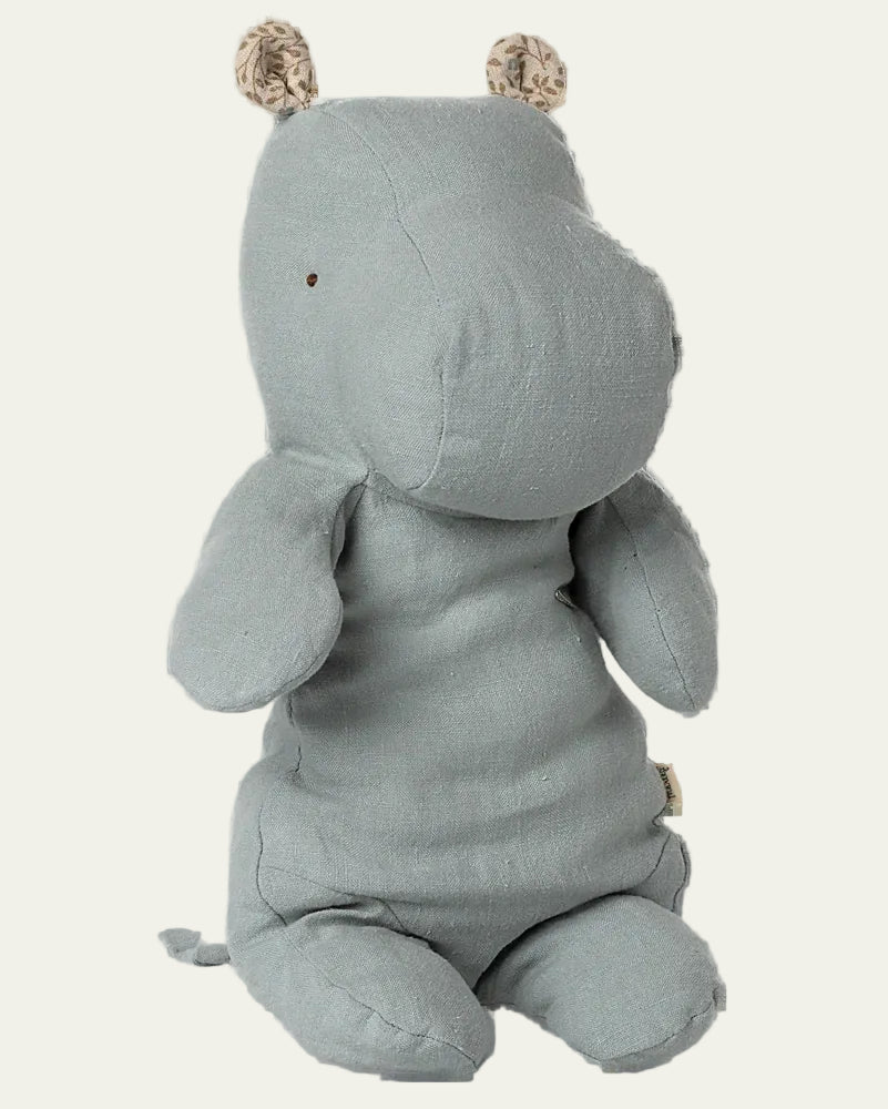 Maileg :: Medium Hippo, Blue Grey