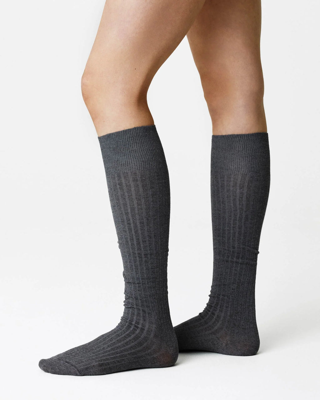 Swedish Stockings :: Loelle Ribbed High Socks
