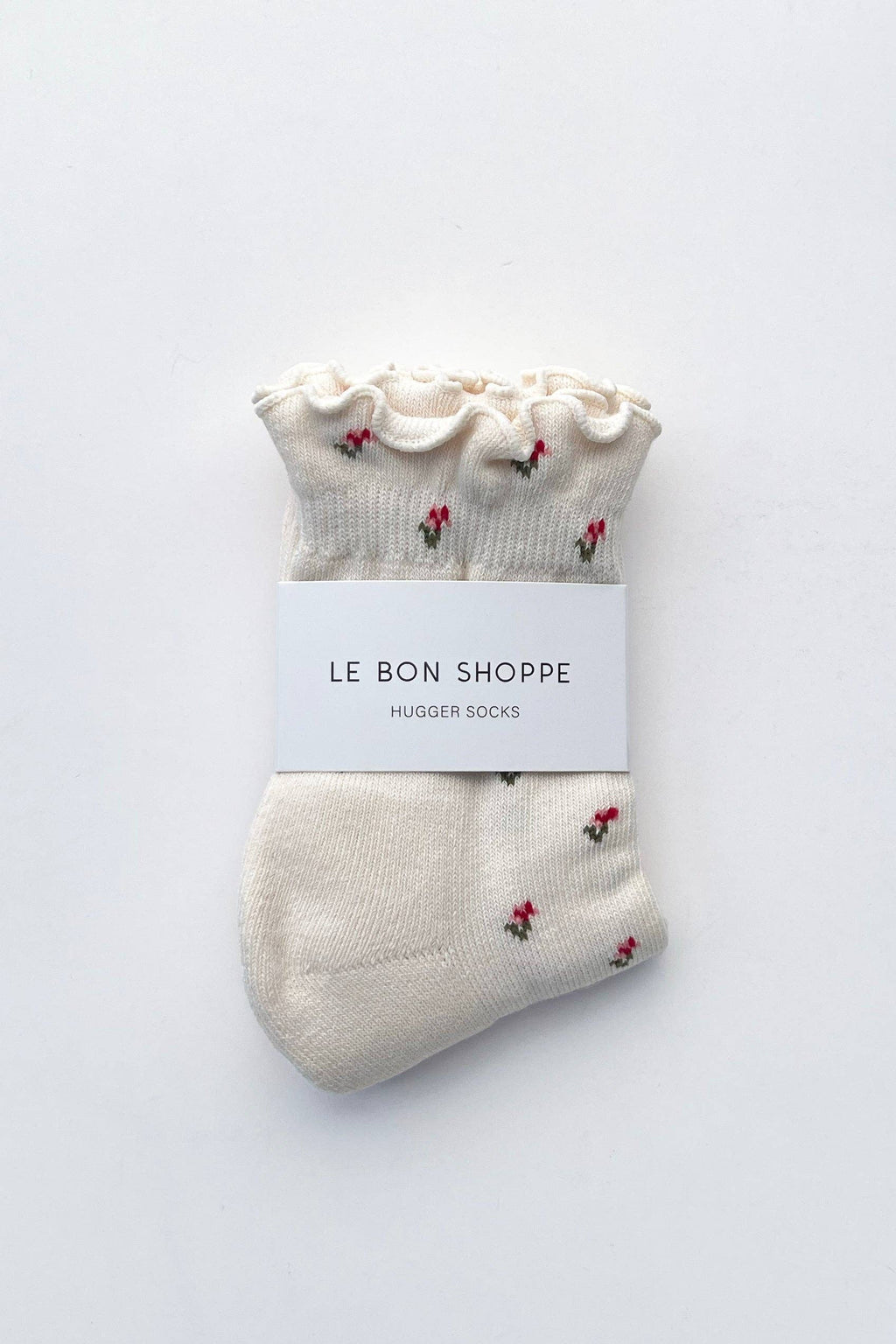 Le Bon Shoppe :: Petal Ruffled Hugger Crew Socks