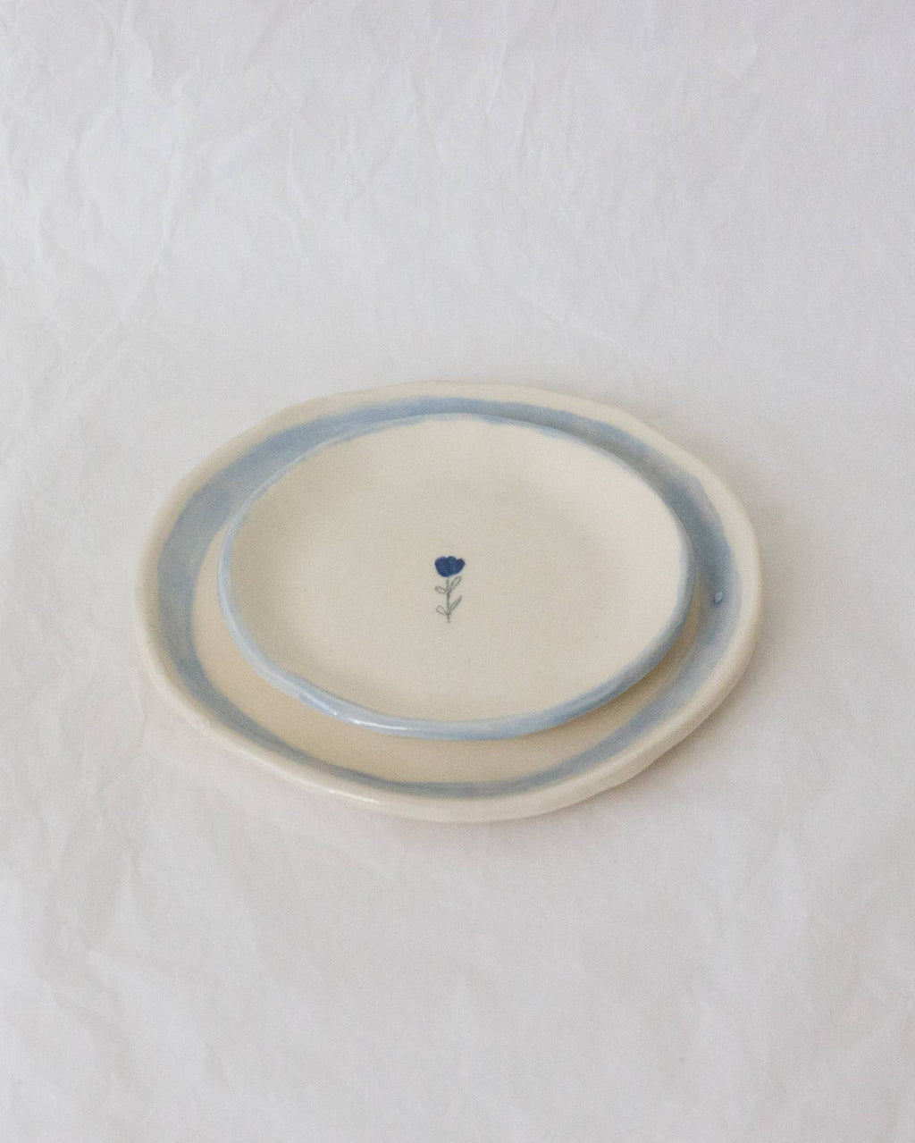 Erika Christine Ceramics :: Periwinkle Tulip Catchall Plate
