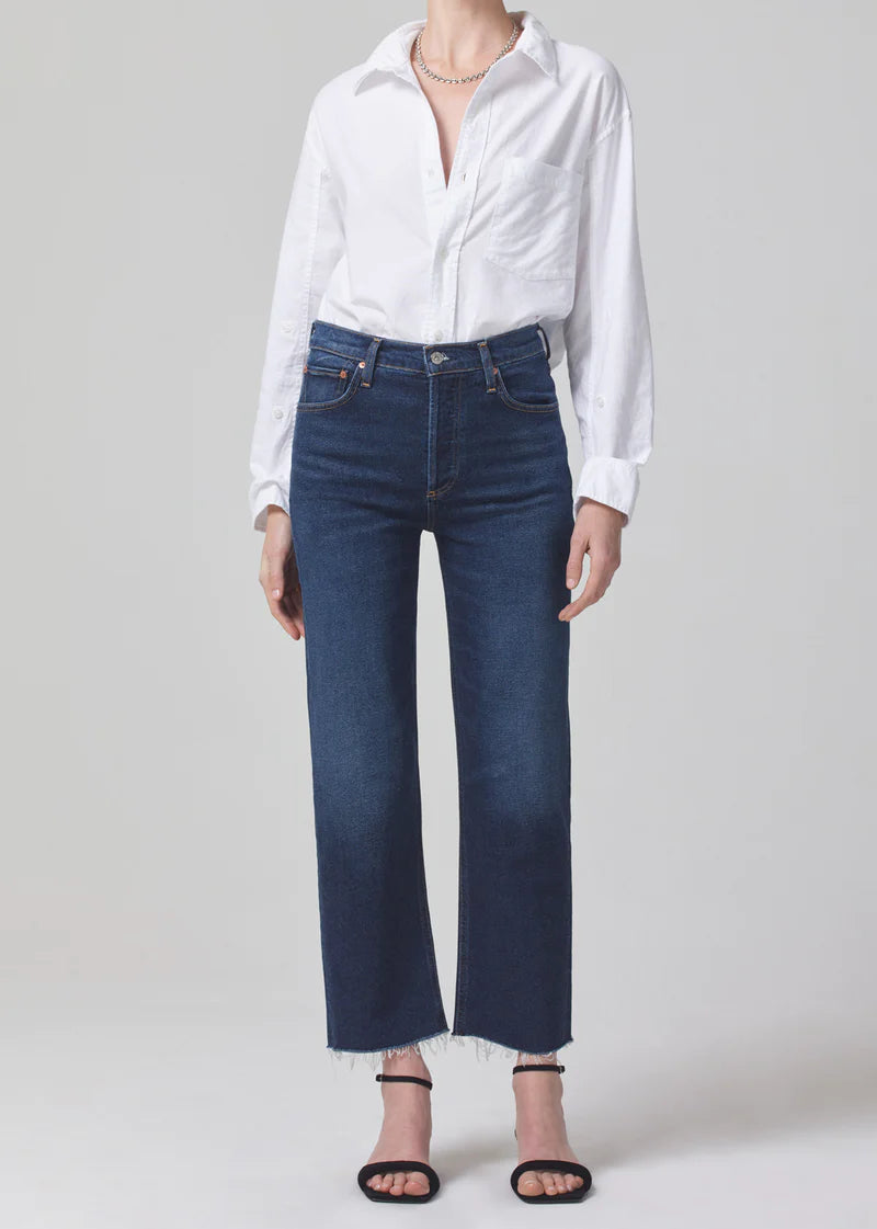Citizens of Humanity :: Florence Wide Straight Leg Jean, Everdeen