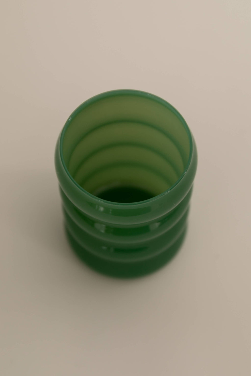 Sophie Lou Jacobsen :: Opaque Ripple Cup, Jade, Set of 2