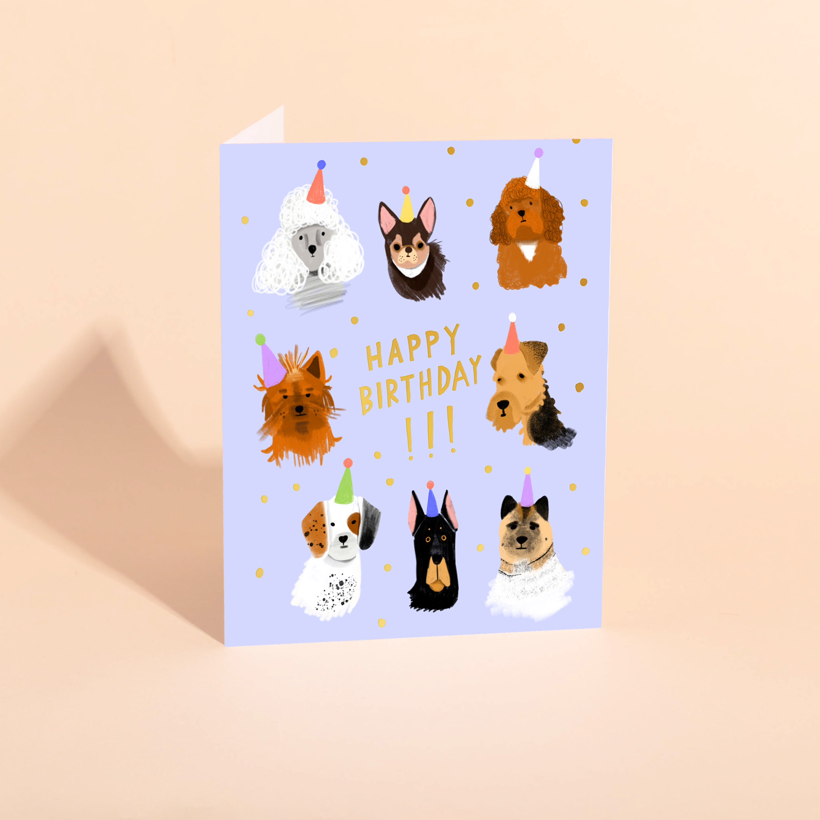 Carolyn Suzuki :: Canine Crew Birthday Card