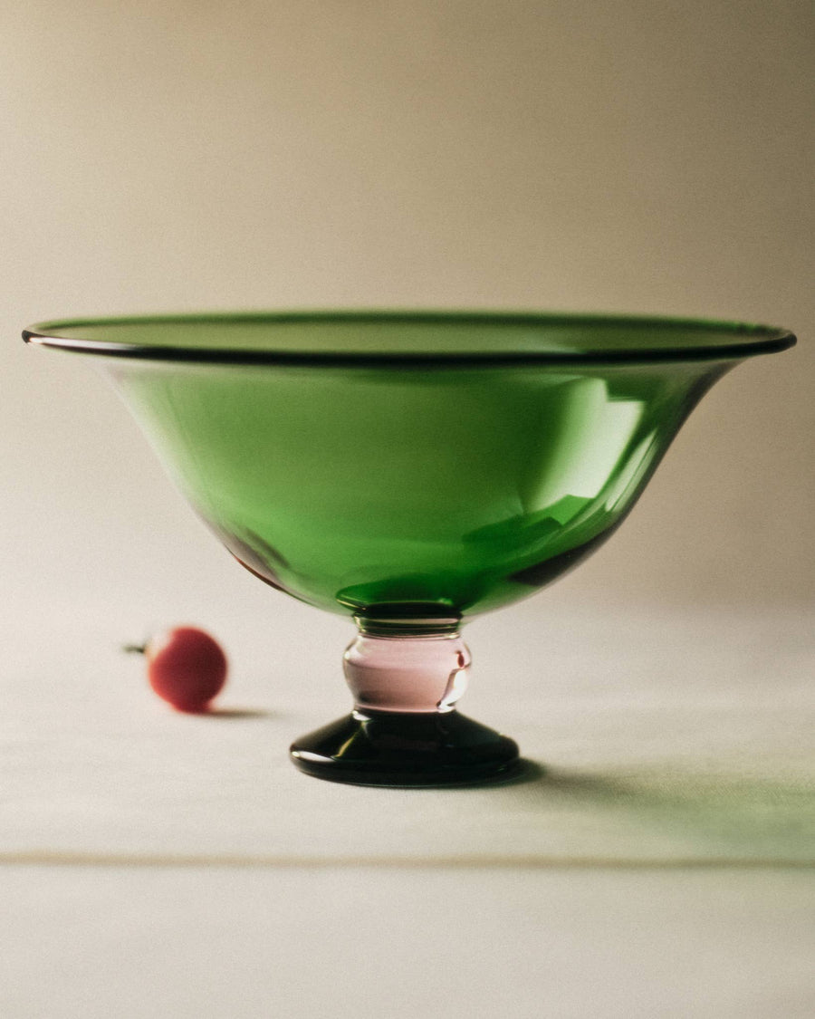 Sophie Lou Jacobsen :: Fruit Bowl, Green/Pink/Clear