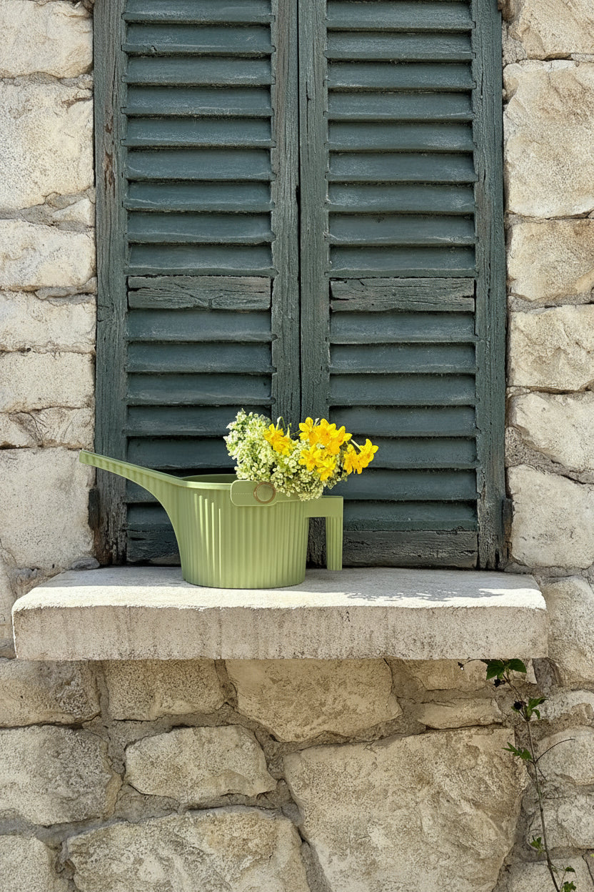 Chilewich :: Hachiman Watering Can, Small, Olive