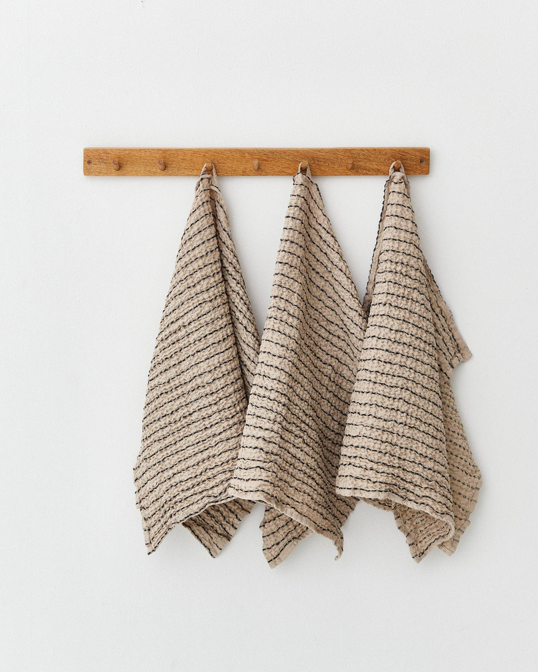 MagicLinen :: Striped Waffle Kitchen Towel