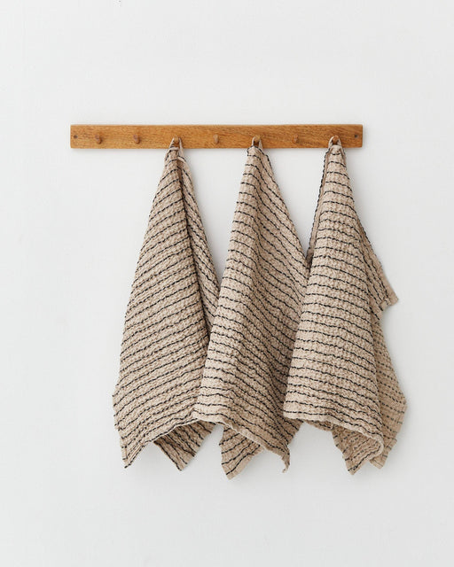 MagicLinen :: Striped Waffle Kitchen Towel