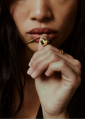 Their Studios :: Bowie Heart Locket, Gold Vermeil