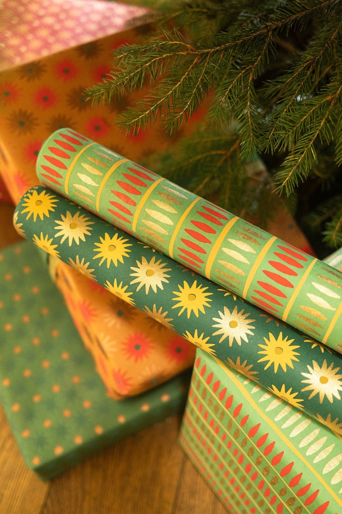 East End Press :: Christmas Stripes Wrapping Paper
