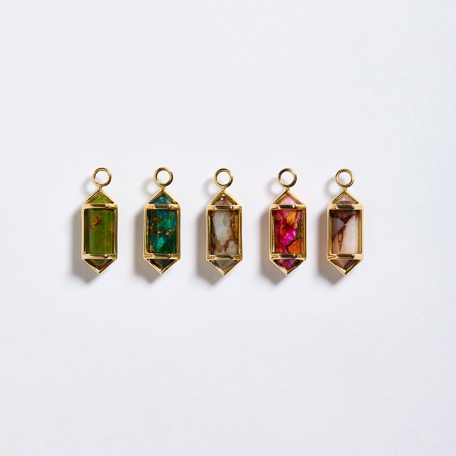 Metier Jewelry :: Small Ojo Chrysocolla Pendant Necklace