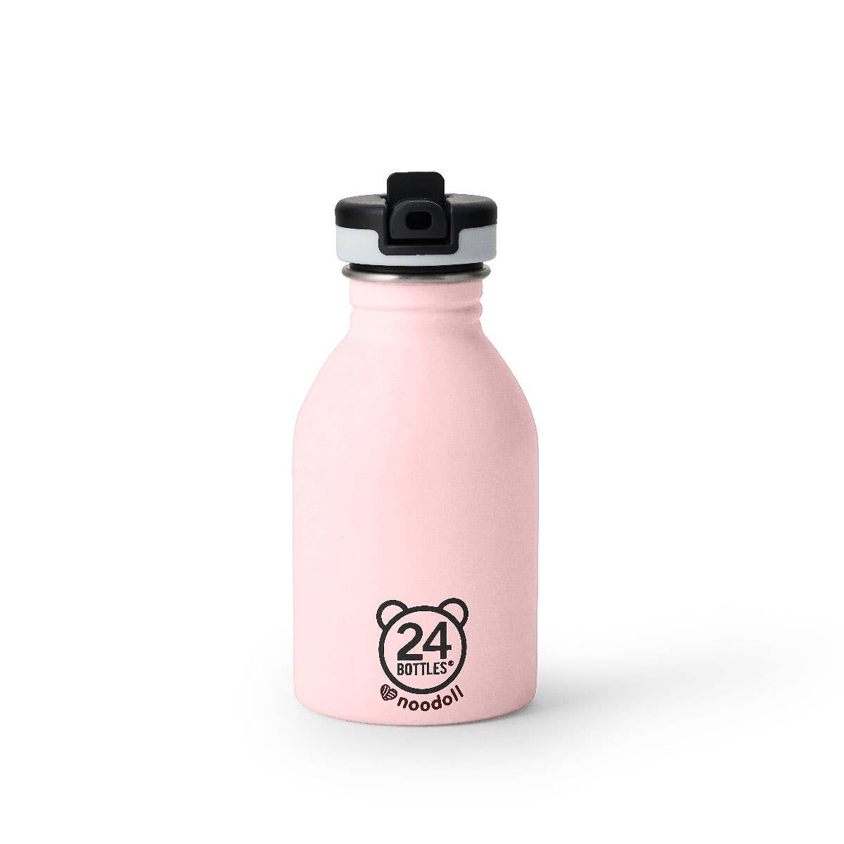 Noodoll :: Stainless Steel Water Bottle, Ricecarrot Rabbit Pink