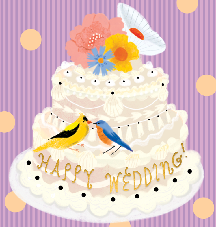 Carolyn Suzuki :: Sweet Union Wedding Card