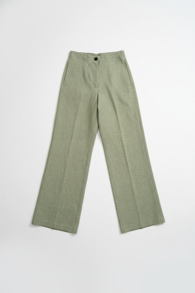 Pomandere :: Iconic trouser in linen-cotton