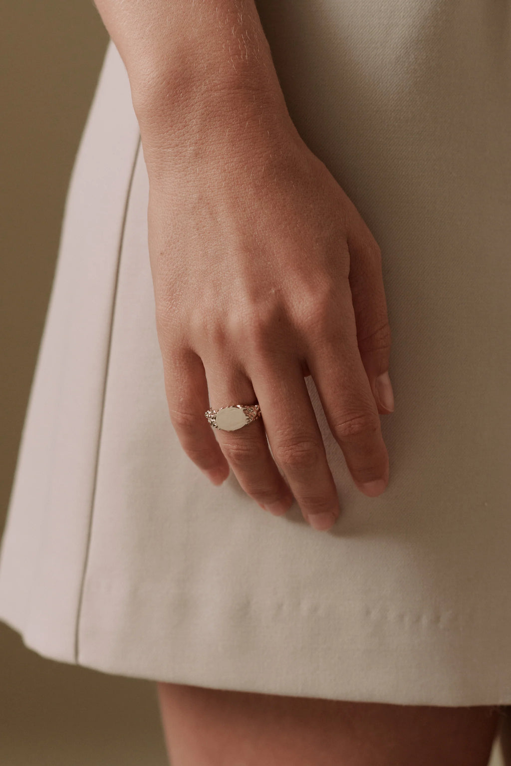 Their Studios :: Meredith Signet Ring, Size 7
