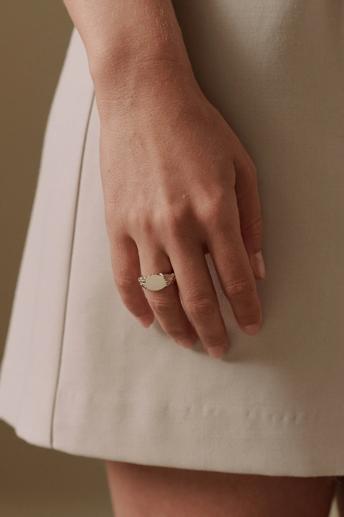 Their Studios :: Meredith Signet Ring, Size 7