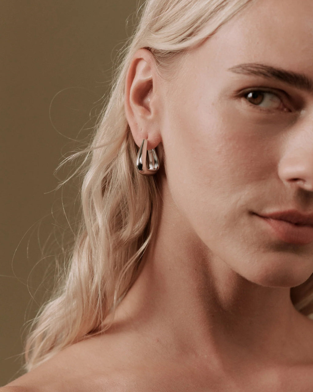 Their Studios :: Lyle Medium Triangle Hoops