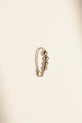 Loren Stewart :: Safety Pin Bead Earring SINGLE, Sterling Silver