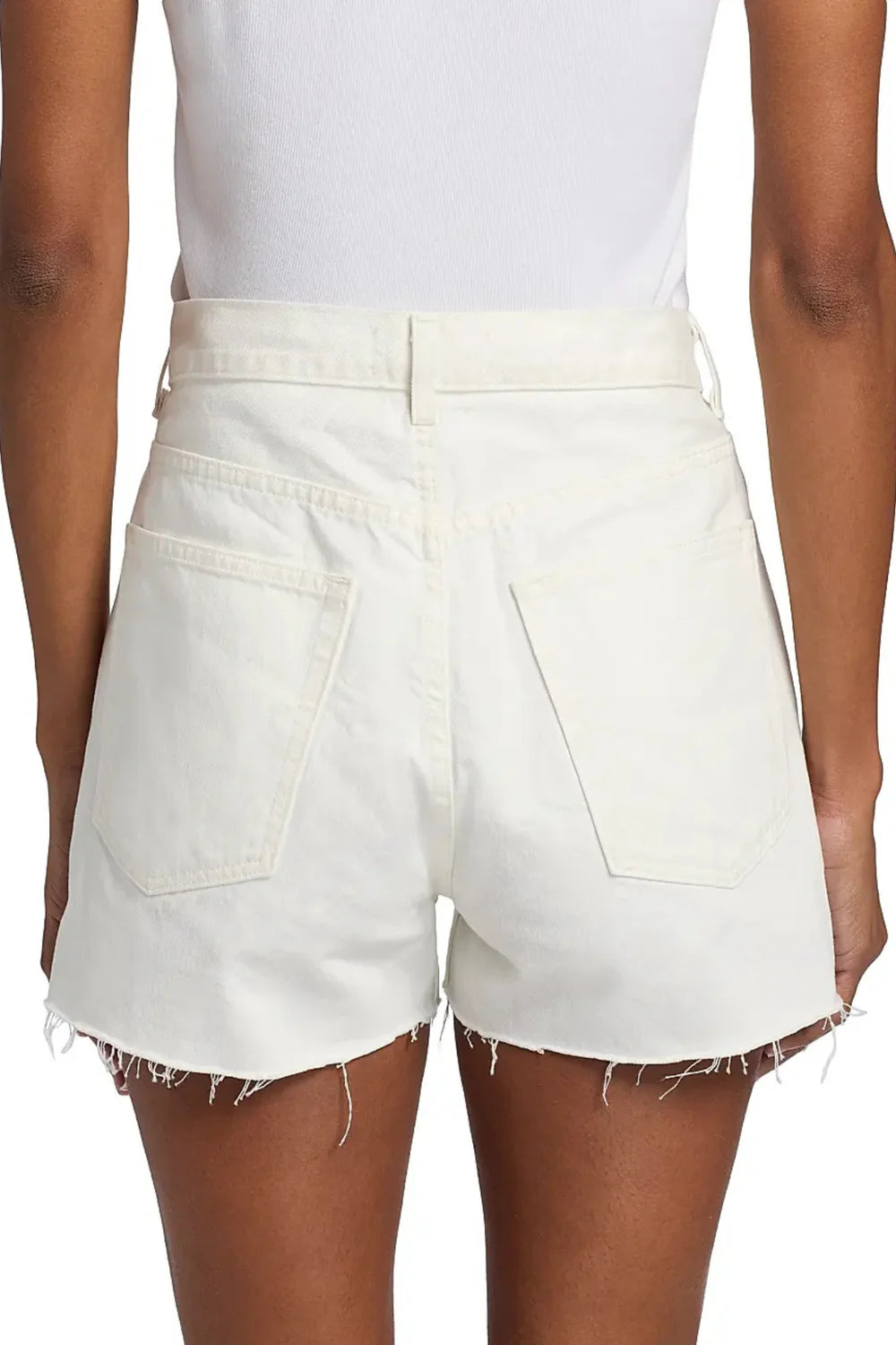 Nili Lotan :: Cobain Denim Short, Cream