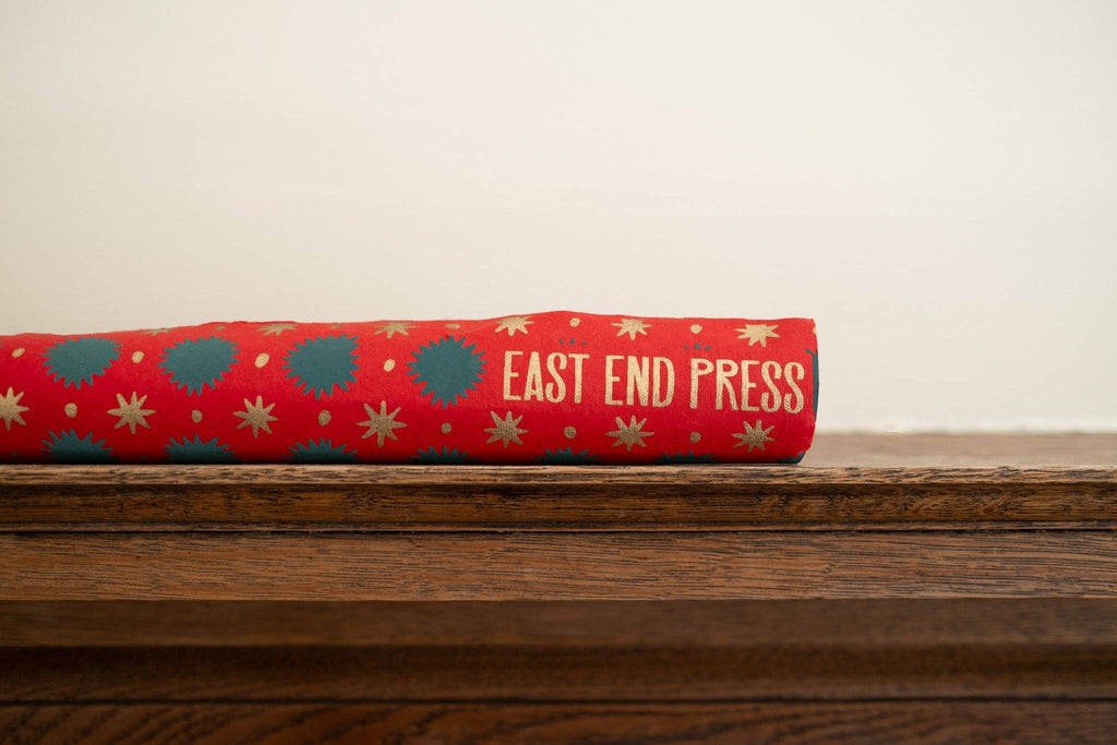 East End Press :: Ruby Stars Wrapping Paper