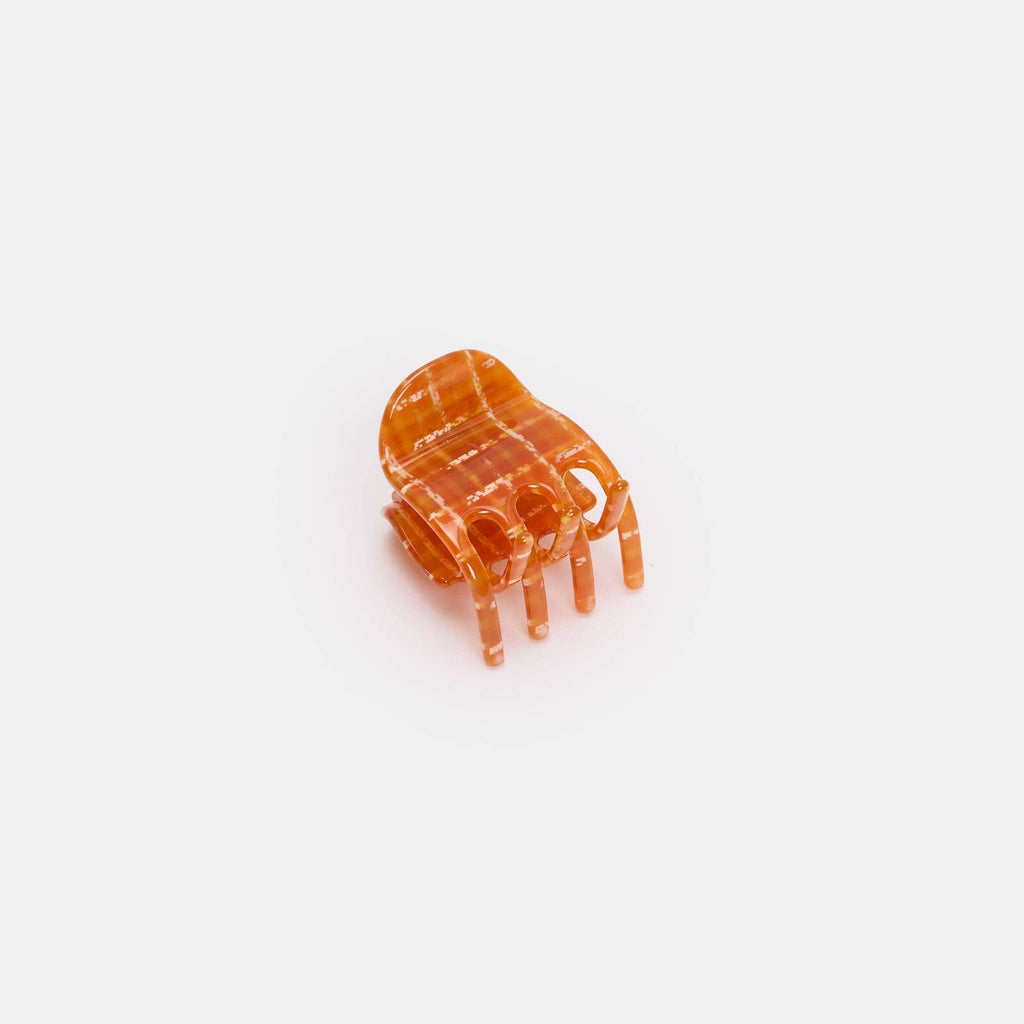 CHUNKS :: Midi Ursa Claw in Caramel Plaid