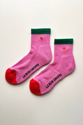 Le Bon Shoppe :: Embroidered Color Block Girlfriend Socks