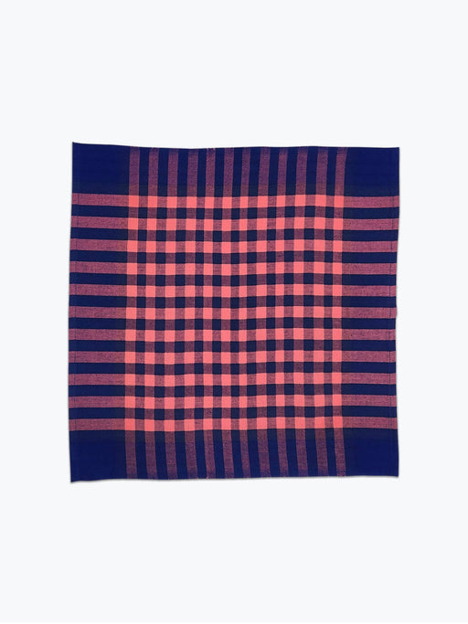 All Roads - Grid Napkin Pair - Navy