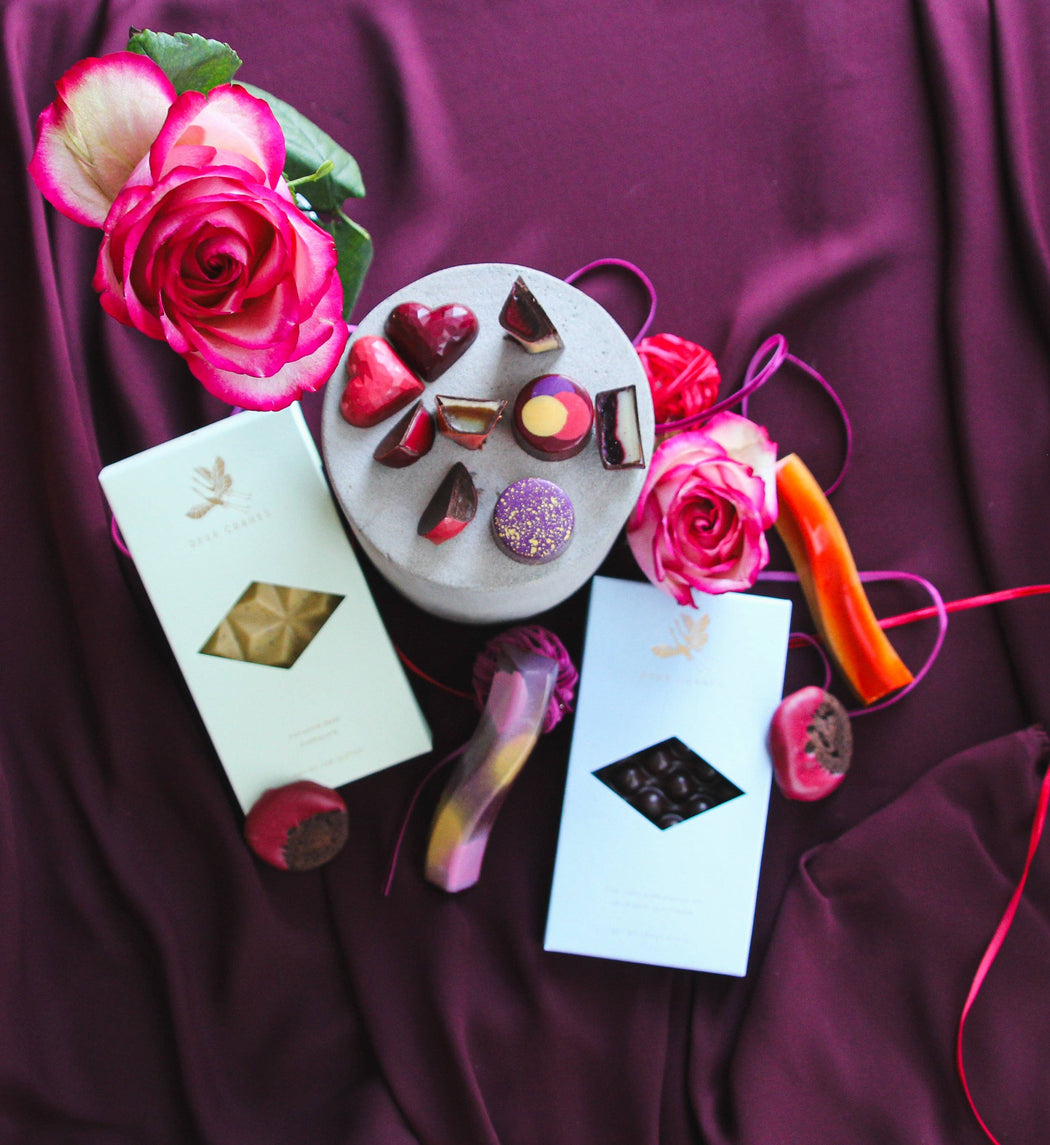 Deux Cranes :: Limited Edition Pistachio Rose Chocolate