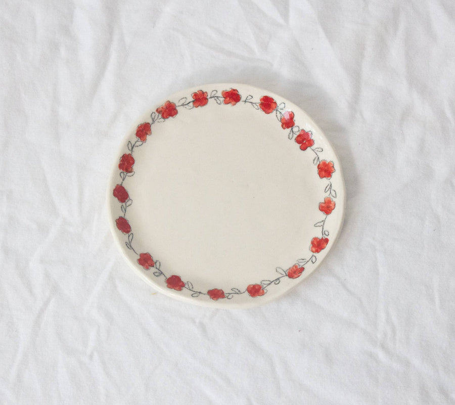 Erika Christine Ceramics :: Roses Catchall Plate
