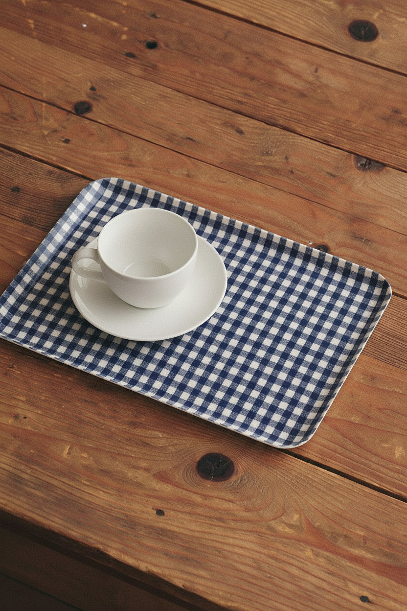 Fog Linen :: Linen Coated Tray, Medium
