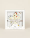Mon Ami :: Petit Ferme Swaddle and Rattle Gift Set