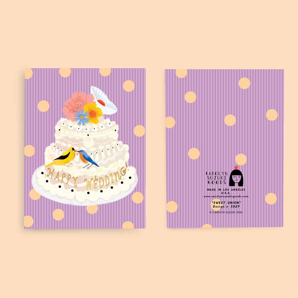 Carolyn Suzuki :: Sweet Union Wedding Card