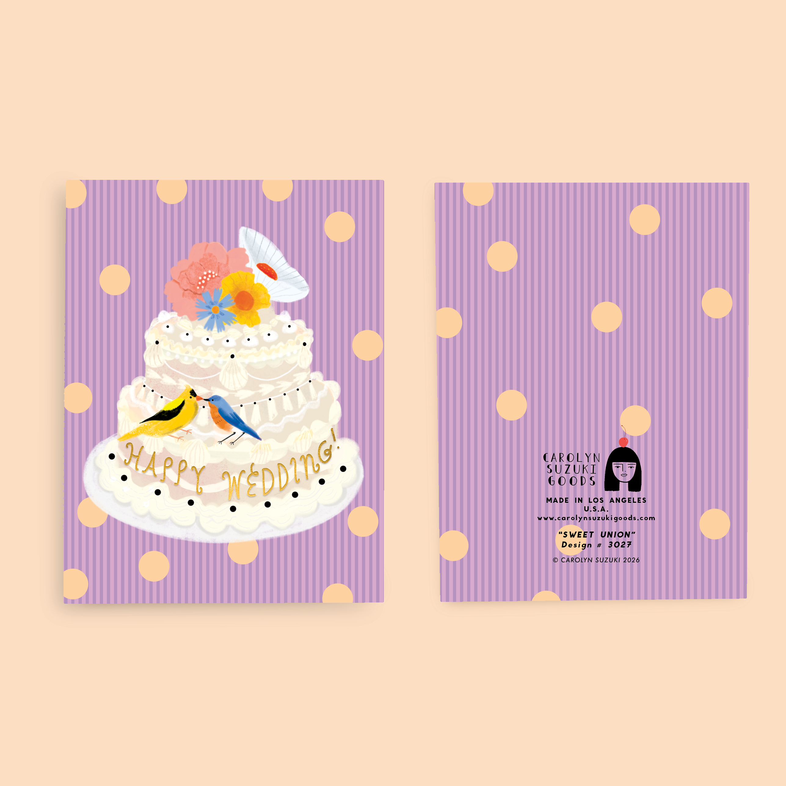 Carolyn Suzuki :: Sweet Union Wedding Card