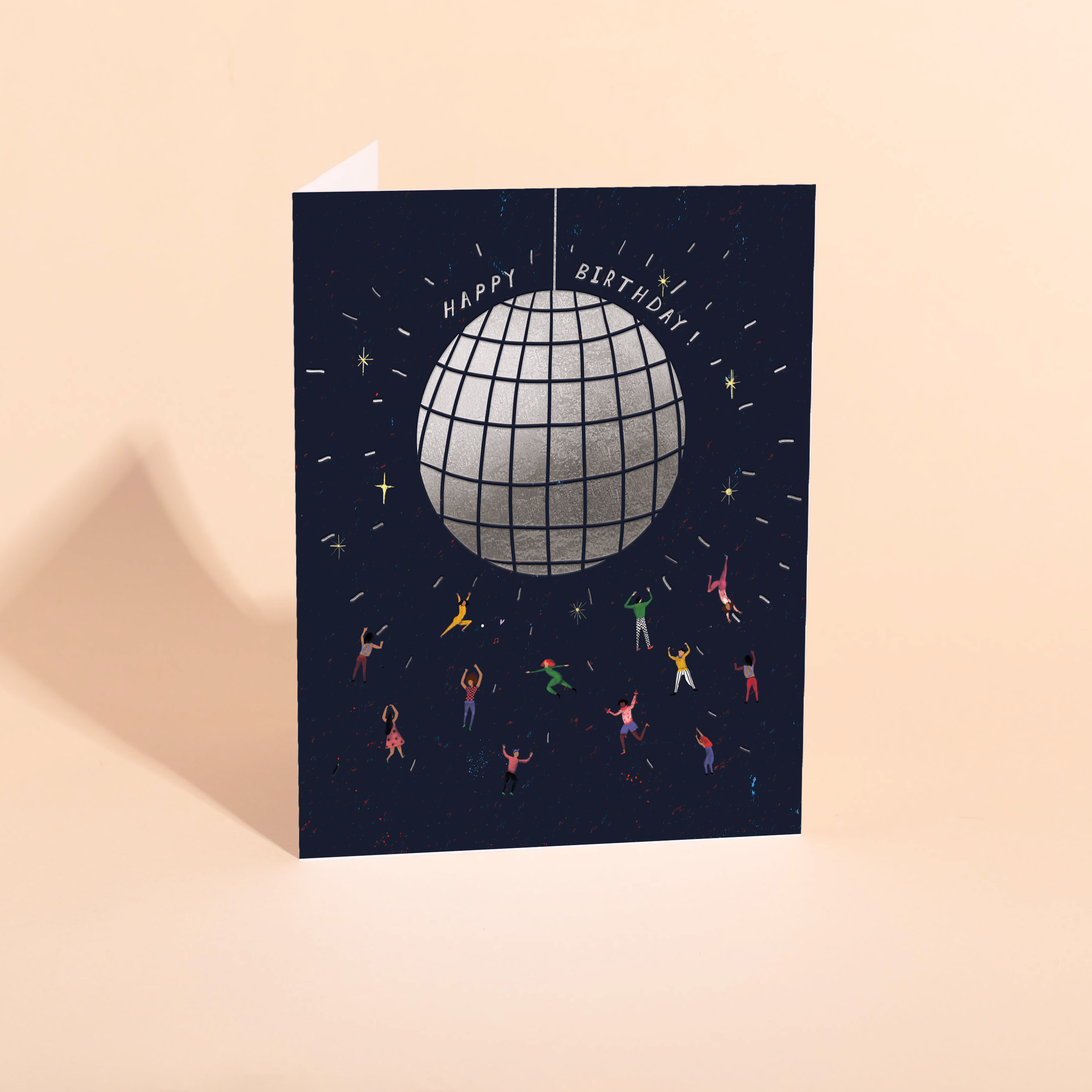 Carolyn Suzuki :: Disco Ball Birthday Card