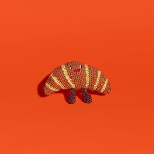 Ware of the Dog :: Cotton Crochet Croissant Dog Toy