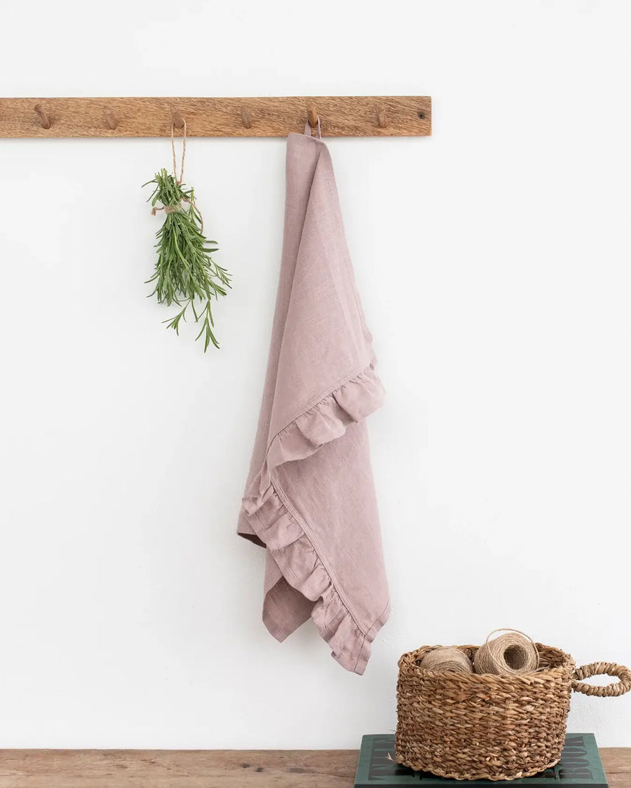 MagicLinen :: Ruffle Trim Tea Towels